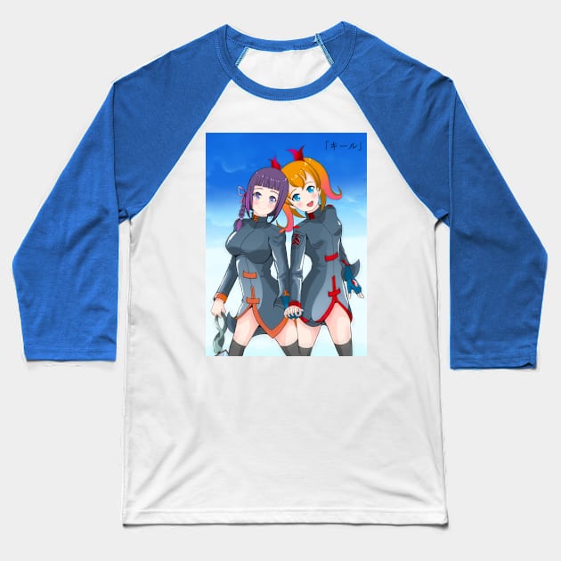 Maya & Akane Baseball T-Shirt by BokuwaKiru